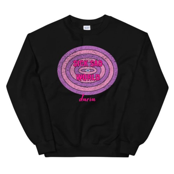 Daria Sick Sad World Crew Neck Sweatshirt - Picture 3 of 6